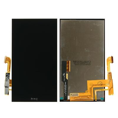Original HTC ONE E8 Display LCD Glas Scheibe Touch screen, schwarz