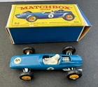 Lesney Matchbox Series No.52 B.R.M. Racing Car Blue w/ Original Box