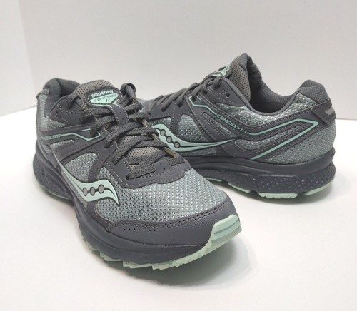 Saucony Cohesion II Womens Size 7 Gray Blue S10427 Running Shoes Sneakers - Picture 2 of 19