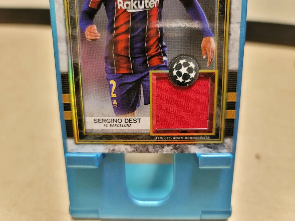 2020 Topps Museum UEFA Soccer Meaningful Material Sergino Dest #/50 T4717 - Image 3 of 4