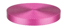 3/4 Inch Rose Heavy Plus Nylon Webbing Closeout, 20 Yards