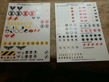 Space Marine  Vehicke Decal Transfer Sheets - Warhammer 40k Space Marine OOP