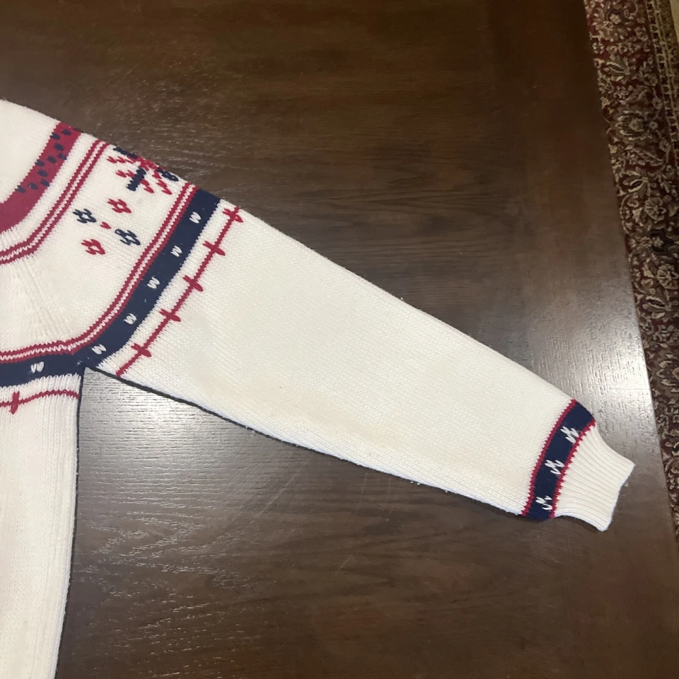 Suéter De Colección Feo Navidad JCPenney Mujer’s XS Profesor Cuello Simulado Acrílico Años 70 80 Foto 4 de 4