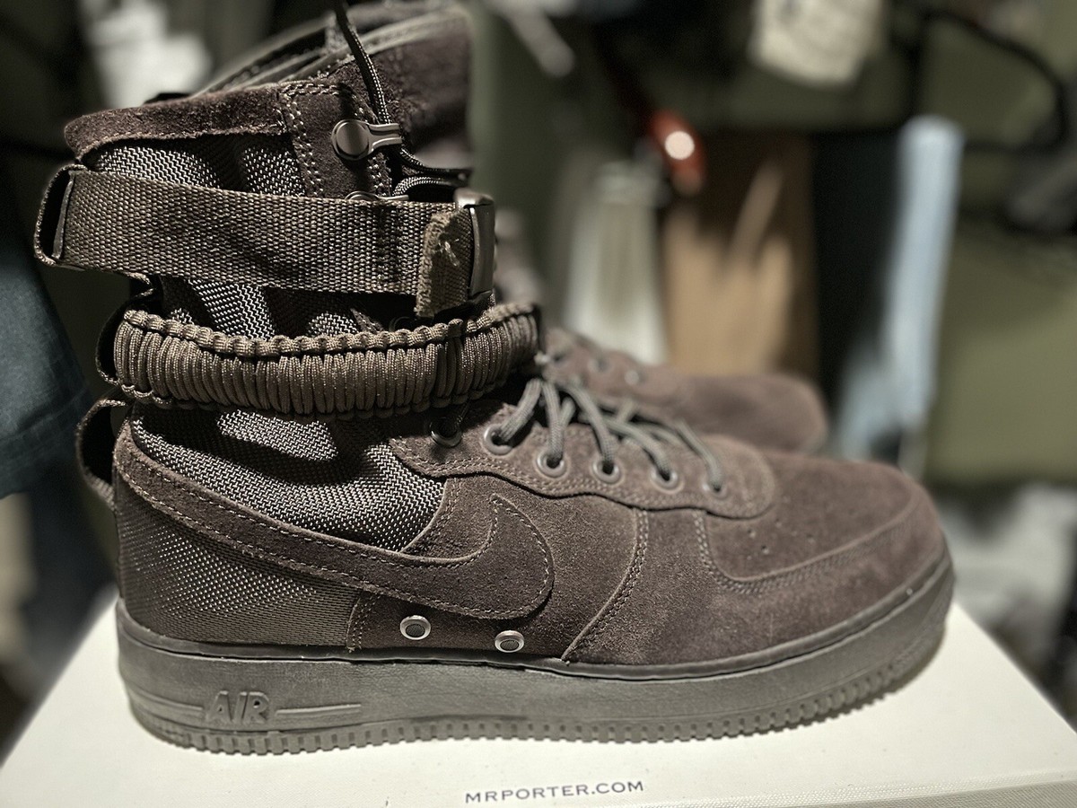 Size 10.5 - Nike Sf Air Force 1 Velvet Brown 2017 | eBay
