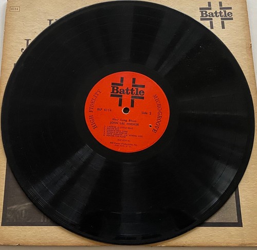 John Lee Hooker How Long Blues Vinyl LP 1965 Battle Records Red Label - Bild 5 von 5