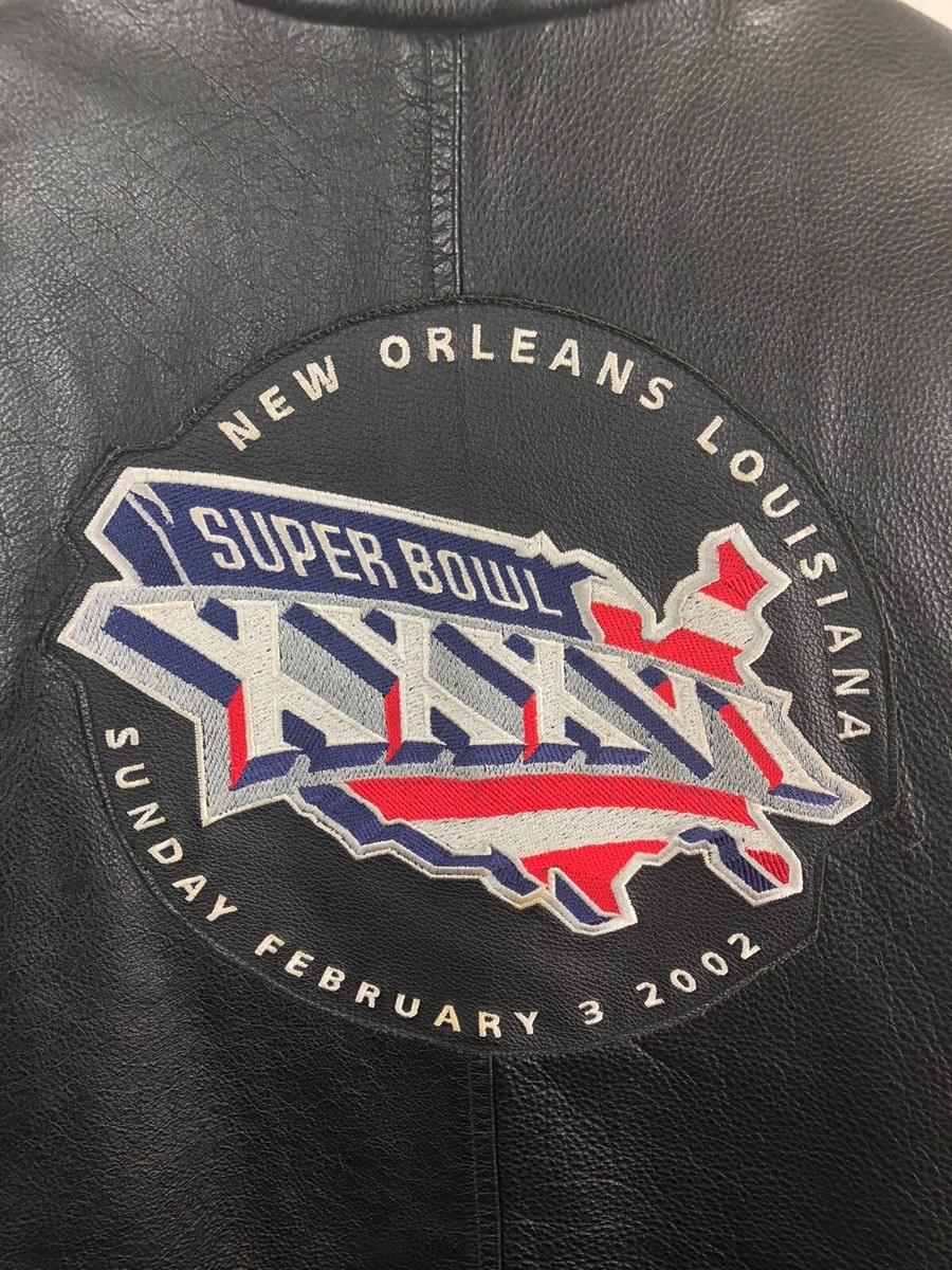 Jeff Hamilton Reebok Super Bowl XXXVI 2002 Patriots Leather Jeff Hamilton Reebok Super Bowl XXXVI 2002 Patriots Leather