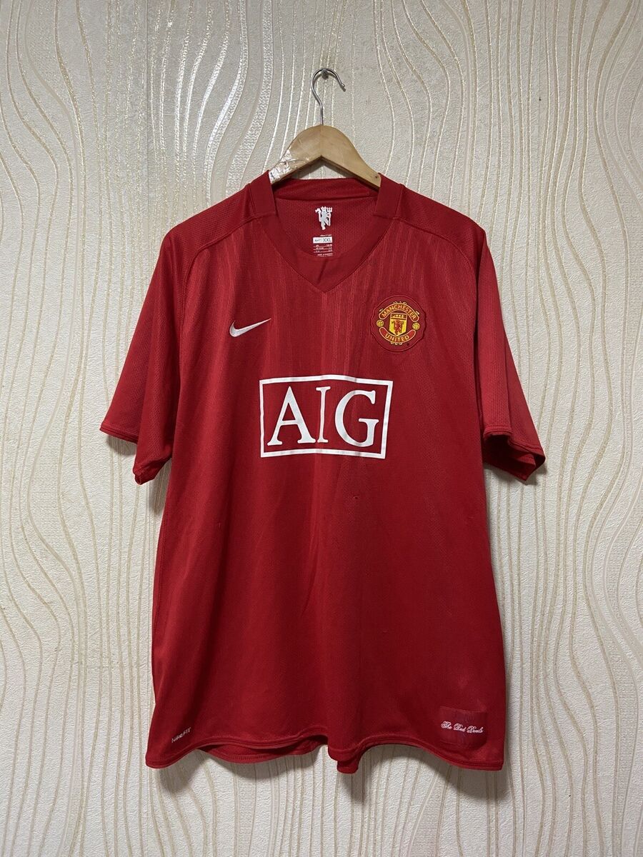 MANCHESTER UNITED 2007 2009 HOME SHIRT JERSEY NIKE 237924 MANCHESTER UNITED 2007 2009 HOME SHIRT JERSEY NIKE 237924
