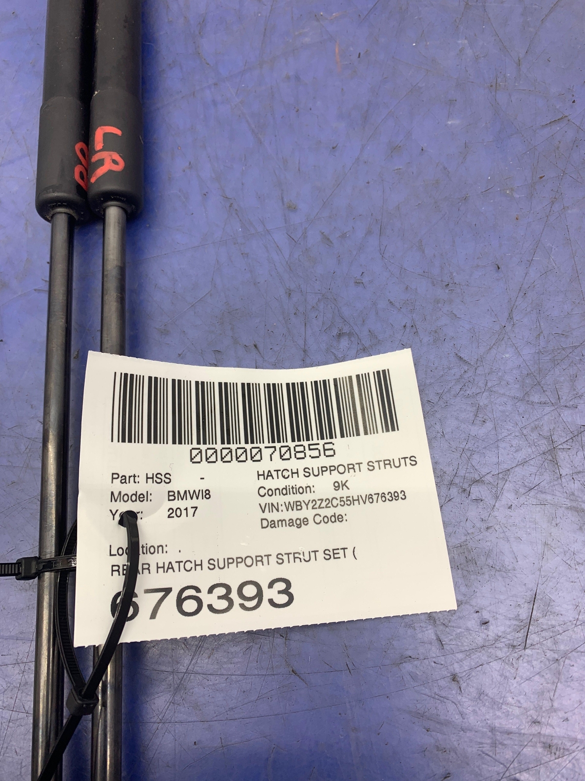 BMW i8 2014-2020 Rear Struts Set