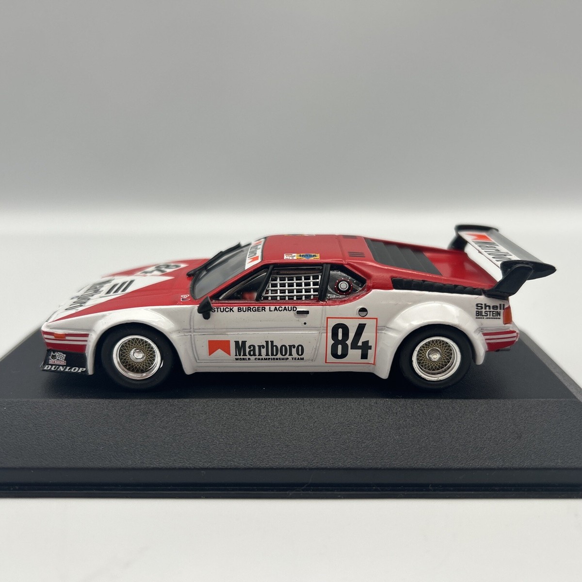 Quartzo 1/43 BMW M1 Marlboro #84 24hs Le Mans 1980 Stuck