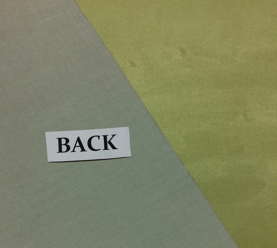 TELA PARA MUEBLES TIPO GAMUZA VERDE LIMA MICROFIBRA BALARD DESIGNS POR YARDA 56" W Foto 3 de 3