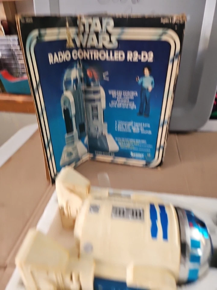 Radio mando a distancia Star Wars Vintage 1979 R2-D2 con caja. Kenner Modelo 38430 Foto 4 de 4