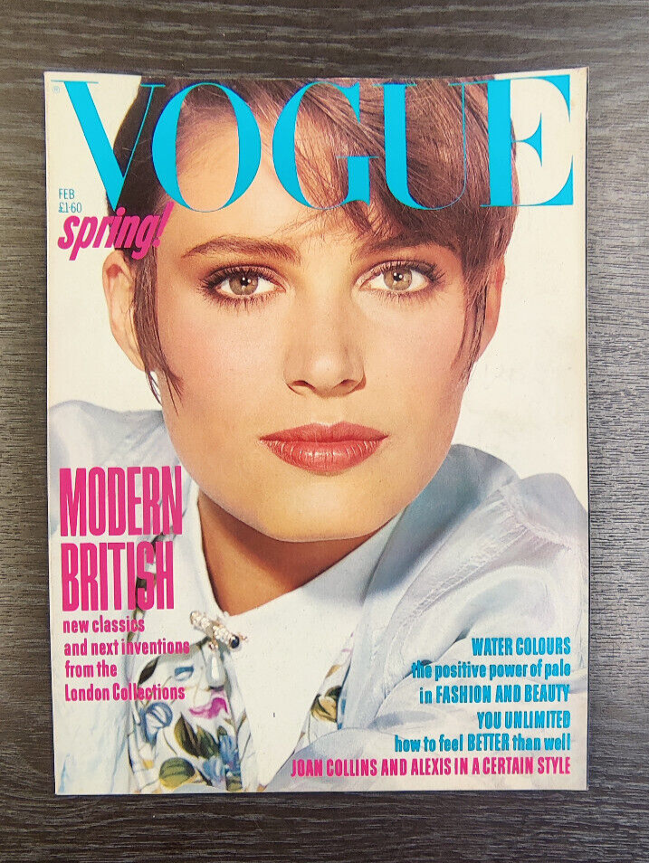VOGUE BOOK(1985年) VOGUE Magazine: February 1985 - Jenna de Rosnay | eBay UK