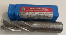 Niagara Cutter End Mill 3/4” Dia 3/4” Shank 4 Flute List SP408 EDP 46706