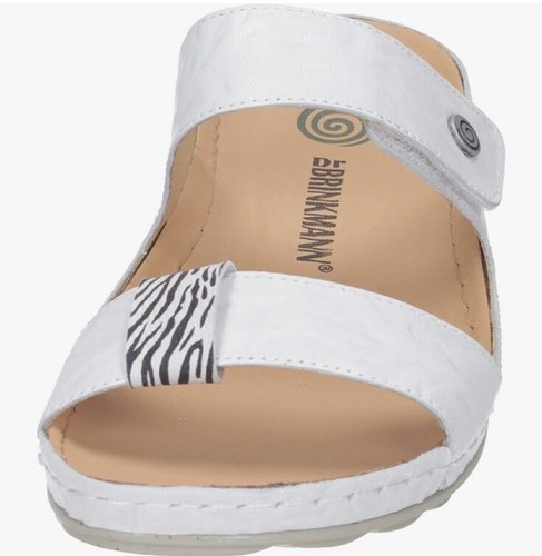 Dr Brinkmann Womens 700221-03 White Leather Sandals/ UK 8.5 / EU 42/ - Picture 5 of 11