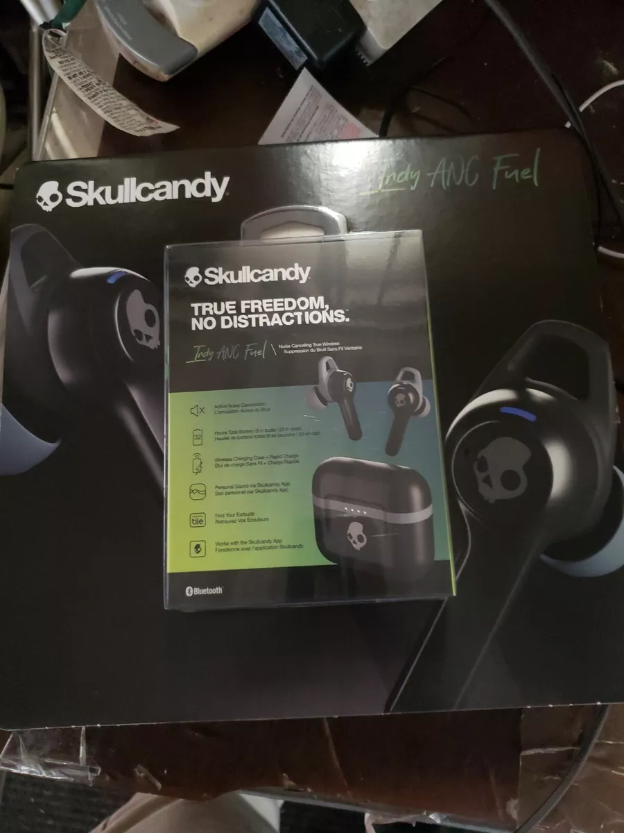 Skullcandy Indy ANC Fuel Noise Canceling True Wireless Earbuds Black new seale