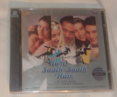 HUM SAATH-SAATH HAIN 2 CD SET IN NEW CONDITION SEALED MUSIC FROM INDIA