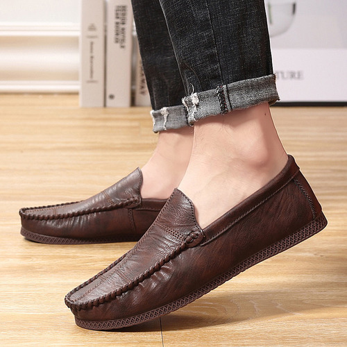 2021 Fashion Leather Shoes Men's 