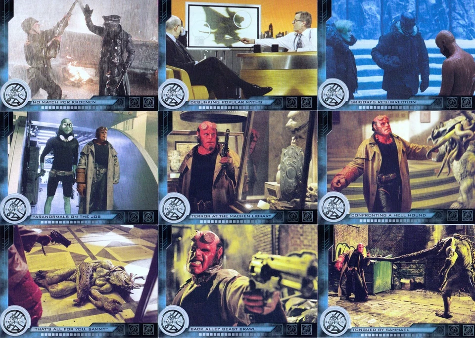 HELLBOY THE MOVIE 2004 INKWORKS COMPLETE BASE CARD SET 72 - Image 2 of 4