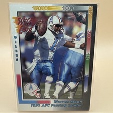 1992 Wild Card #242 Warren Moon Houston Oilers QB NFL Card