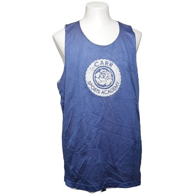 Sport-tek, Basketball Hemd, Größe: XL, Blau/Weiß, Print, Mesh, Herren #ijt