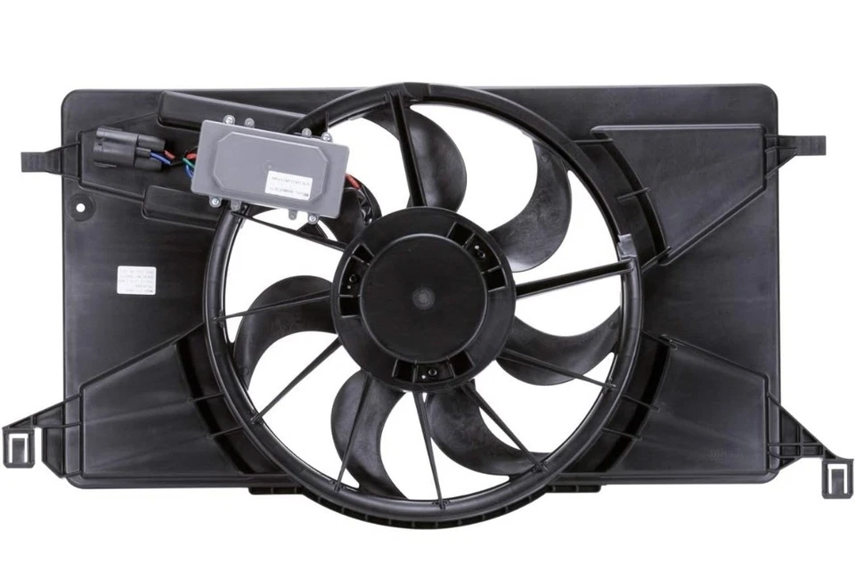 Conjunto de ventilador condensador y radiador doble TYC 622800 para Ford Focus 12-18 Foto 2 de 3