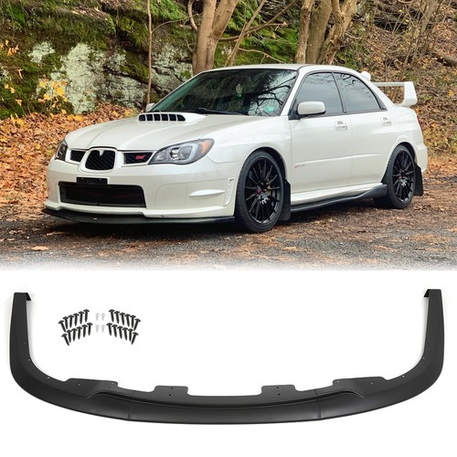 For 06 07 Subaru Impreza WRX & STi S204 Front Bumper Lip Spoiler Body Kit PP NEW