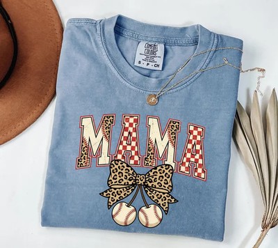 Baseball Mama Comfort Tee Game Day Fan