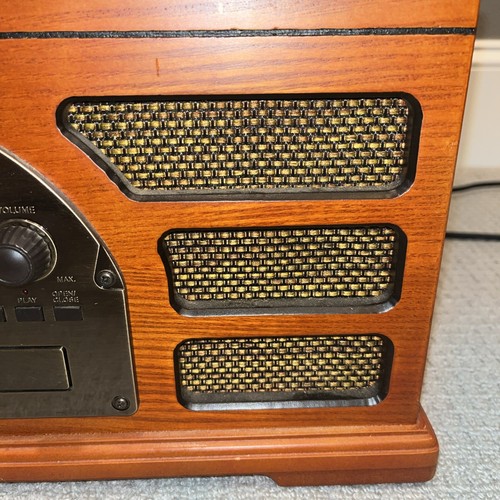 Crosley CR66 5-in-1 Record Player Turntable, Cassette, CD, Radio ! - Picture 6 of 17