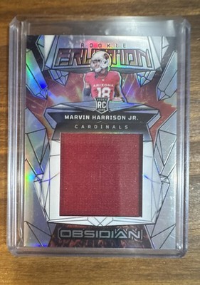 2024 Panini Obsidian - Rookie Eruption Marvin Harrison Jr. #ERM-MHJ Silver /99