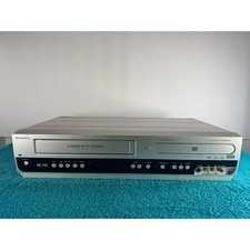 Magnavox MWR20V6 DVD Recorder VCR Combo Progressive Scan Silver -For Parts Only