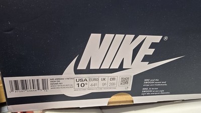 Nike Air Jordan 1 Retro High OG Midnight Navy DZ5485-401 Leather High Top Men