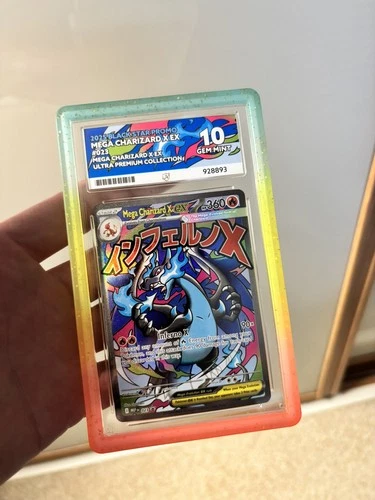 Pokémon TCG Mega Charizard x EX 023 UPC Black Star Promo Card Ace 10 perfect sub