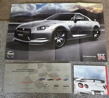 2009 09 Nissan GTR GT-R brochure de vente originale affiche et dépliant postal