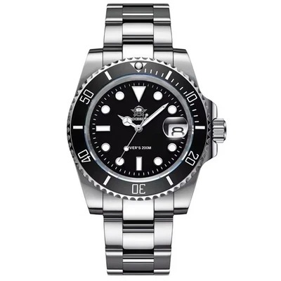 PHOIBOS LEVIATHAN Orologio automatico da uomo 45MM Orologio subacqueo 500M con cinturino in