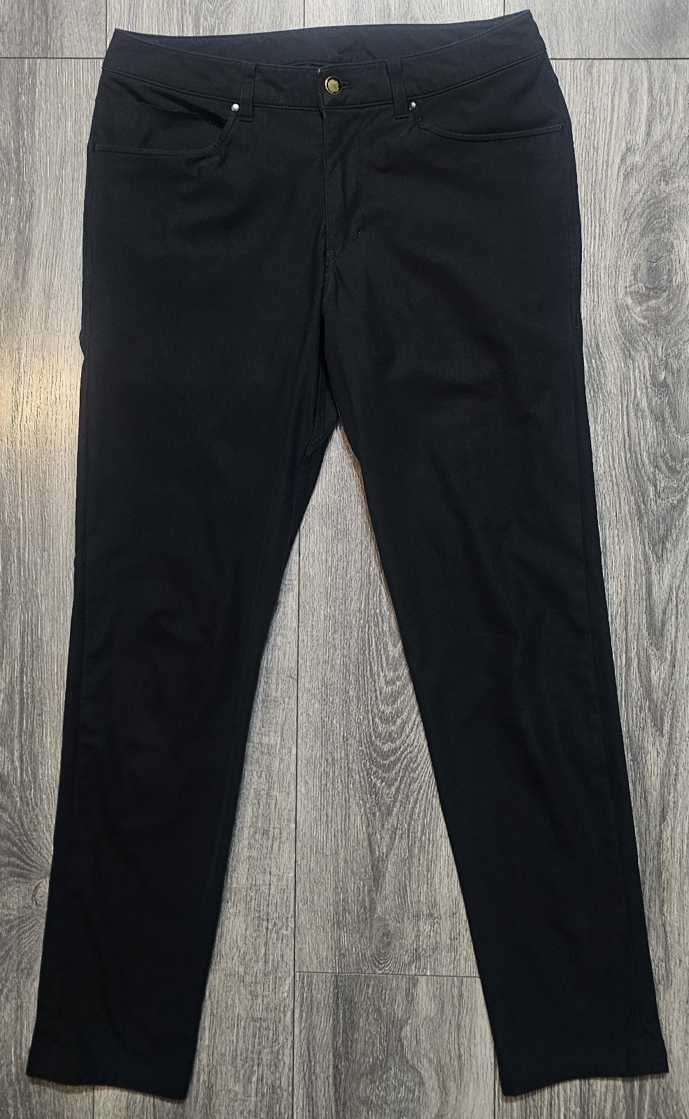 Lululemon ABC Pants Black Athletic Tapered Fit Performance Stretch Mens Sz 31x29