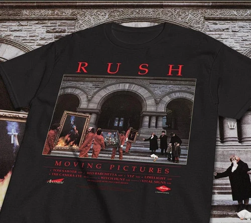 Rush Moving Pictures Vintage Progressive Rock Band T-Shirt - product listing photo