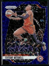 2024 Panini Prizm WNBA #57 Tiffany Mitchell Blue Velocity Prizms