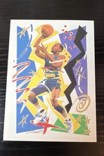 1990-91 NBA Hoops - Art Card Team Checklist Michael Adams #361