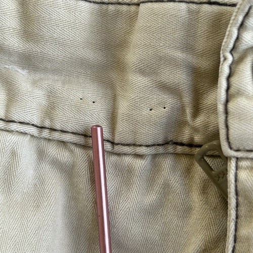 Vintage Gap Kids Boys Cargo Shorts Size 14 Adjustable Waist 12" Inseam Beige - Picture 3 of 16
