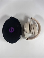 Beats Solo3 Wireless Over-Ear Bluetooth Headphones Satin Gold A1796 W/ Soft Case