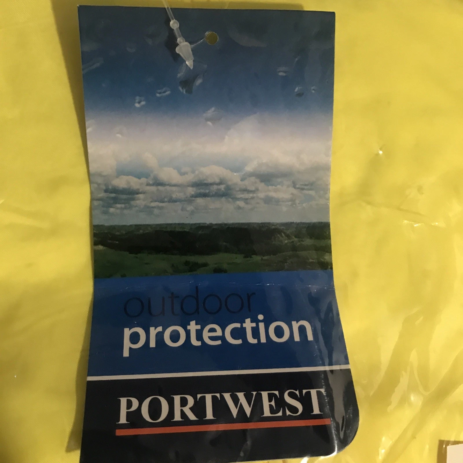 Portwest UH440 Mens Waterproof Hi Vis Rain Jacket Reflective Lightweight Safety image 6