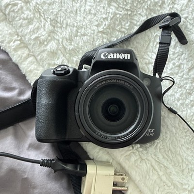 Canon PowerShot SX70 HS Black 20.3MP 65X Zoom 4K Wi-Fi Camera + Box + Case NEW