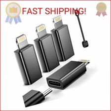 MFi Certified USB C to Lightning Adapter 4-Pack, 27W Fast Charging  Data Sync,