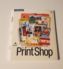 The Print Shop Ver 10 Broderbund CD-ROM PC Computer Big Box Win 95/98 NT 1999