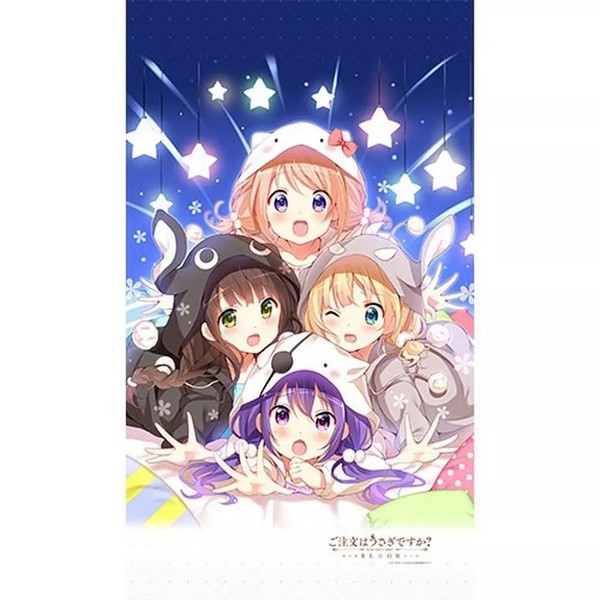 Juego de Cubierta Key-th Dakimakura Cocoa Rize Chino Sharo Sábanas Manta Comic Market 2