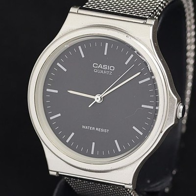 Casio QZ Black Dial MQ-24 Men's Wristwatch 2000000 NSK OZW