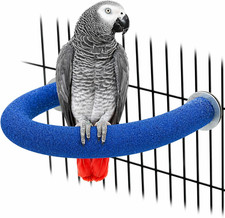 Parrot Perch Rough-Surfaced - Quartz Sands Bird Cage Perches for Medium to Large