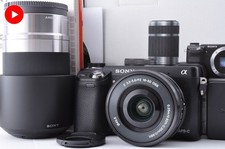  N Mint Sony Alpha NEX-6 100Shots Digital Camera 16-50 55-210mm Lens 1417
