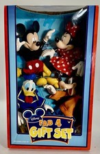 Disney Fab 4 Park Pals Mickey Minnie Donald Goofy Gift Set New! Sealed! Rare!