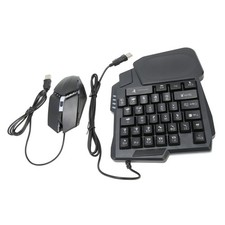 Gaming Keyboard and Mouse Combo, RGB LED Backlit, Wired Mechanical, Android i...